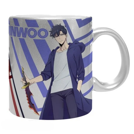 Artistique Pièce: Solo Leveling - Mug - Jin-Woo & Igris - Silver