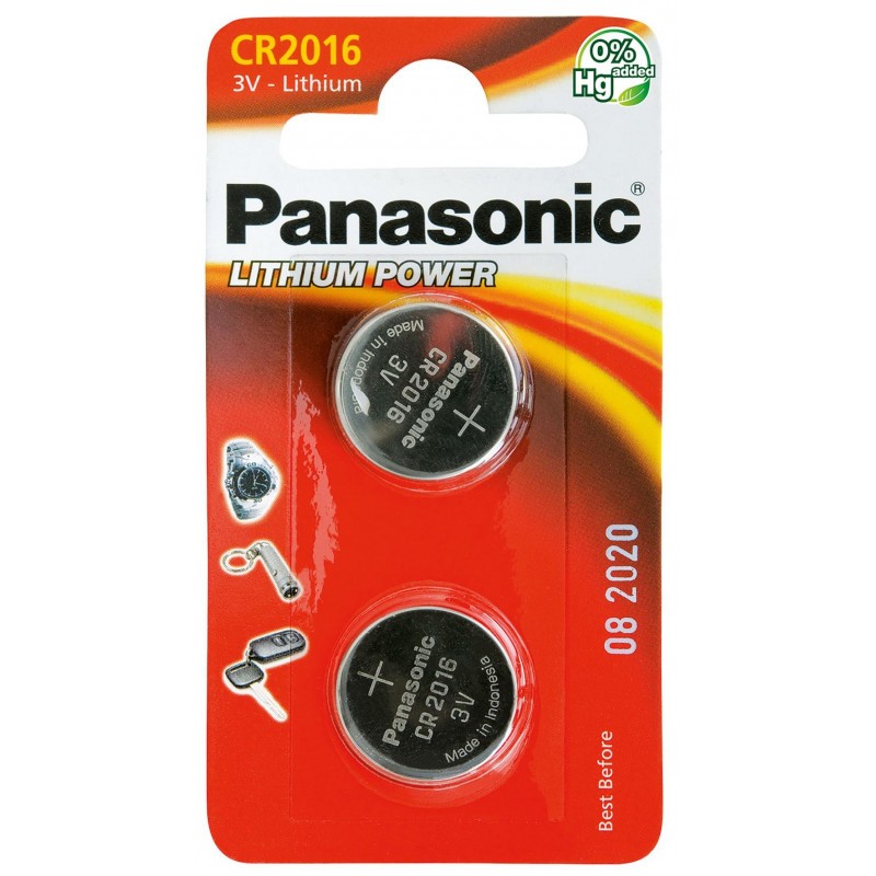 Compacte Déco pour vitrine: PANASONIC - Piles Lithium Coin - CR2016 X 2