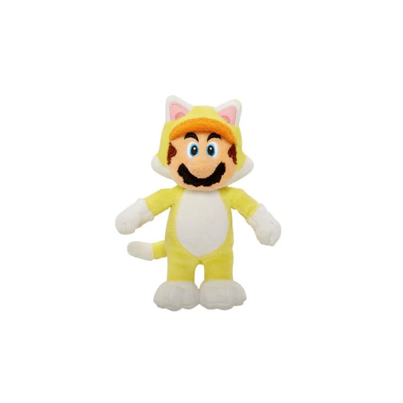 Charmante Création: SUPER MARIO 3D LAND - Mario Chat - Peluche 24cm
