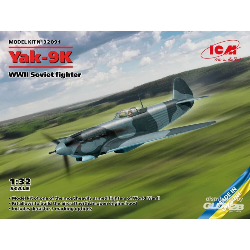 Belle déco pour collection: Accessoire Yak-9K, chasseur soviétique de la seconde guerre mondiale