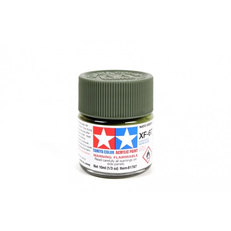 Objet collection à exposer: Peinture XF-67 NATO Green 10ml