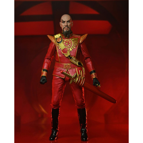 Vitrine pour déco: Flash Gordon (1980) figurine Ultimate Ming (Red Military Outfit) 18 cm - NECA