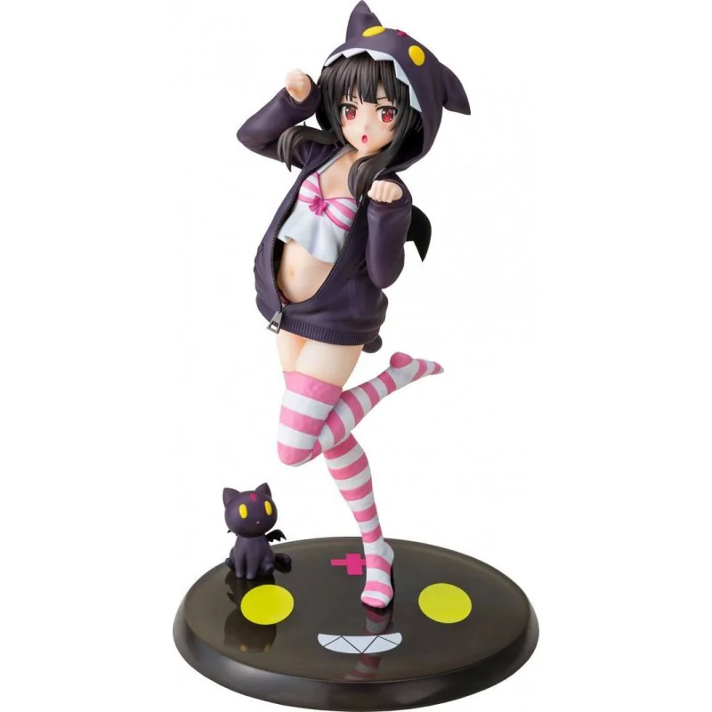 Décorative Miniature: Kono Subarashii Sekai ni Syukufuku wo! statuette 1/7 Megumin Hoodie Look Chomusuke ver. 25 cm