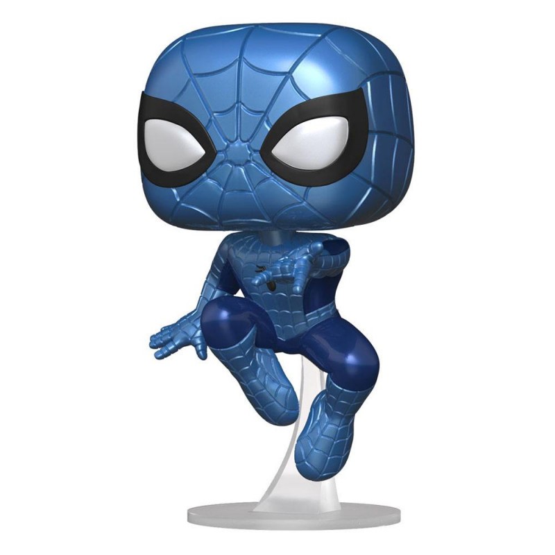 Collection style rétro: Figurine Pop Marvel Make a Wish 2022 POP! Marvel Vinyl figurine Spider-Man (Metallic) 9 cm