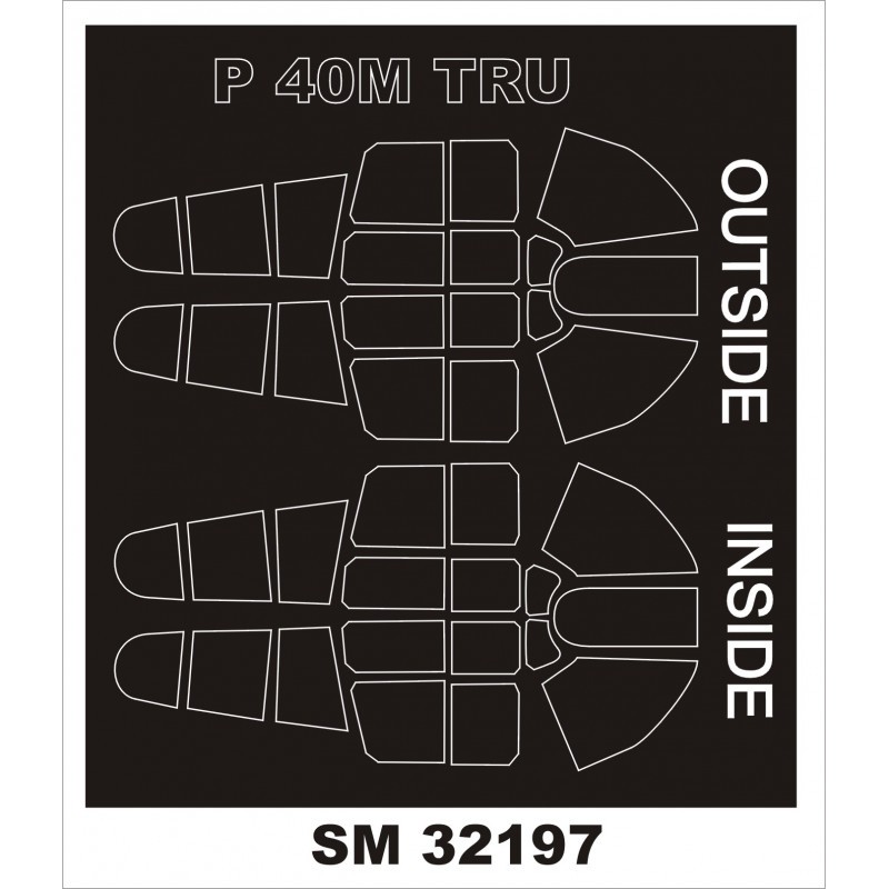 Stylée Collection style pop: Curtiss P-40M War Hawk (extérieur-intérieur) (conçu pour être utilisé avec les kits Trumpeter)