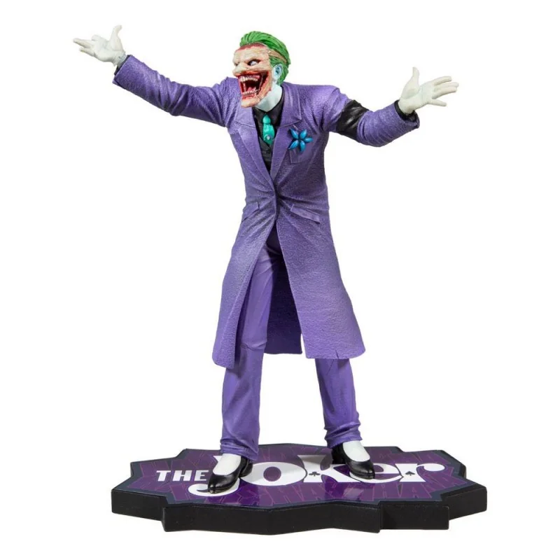 Détaillée Objet pour étagère: DC Comics statuette 1/10 The Joker Purple Craze: The Joker by Greg Capullo 18 cm
