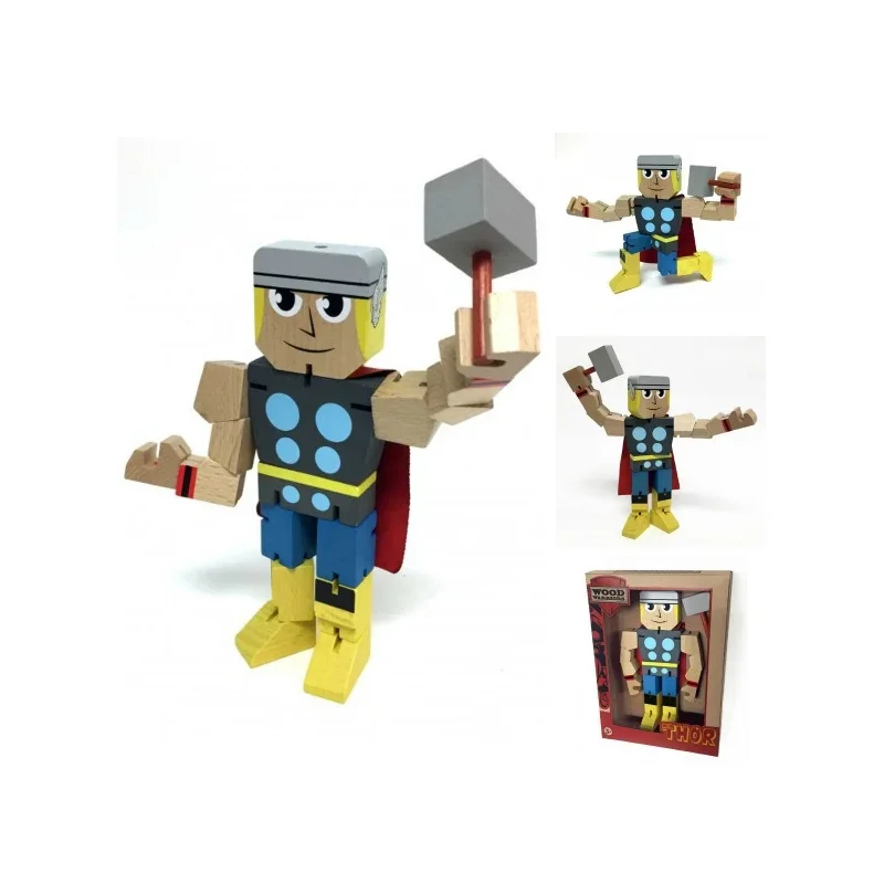 Miniature look soigné: Figurine MARVEL - Wooden Figure - Thor - 20Cm