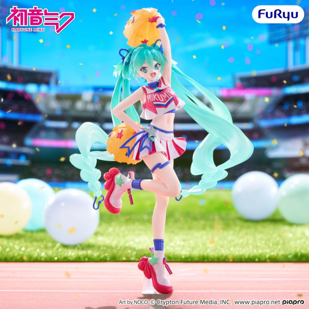 Artistique Univers vitrine déco: HATSUNE MIKU - Cheerleader - Figurine Muchute 22cm