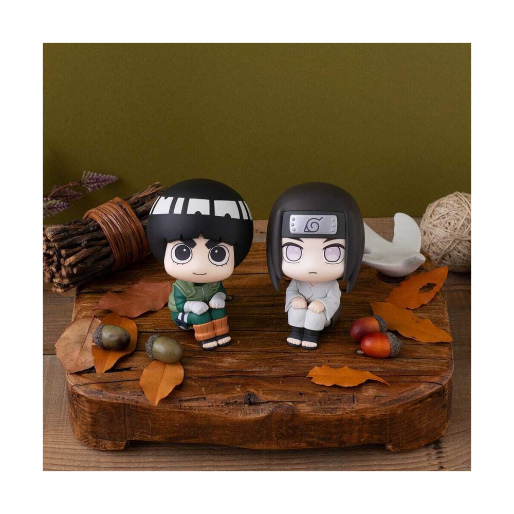 Classique Déco style pop: Naruto Shippuden pack 2 figurines PVC Look Up Rock Lee & Neji Hyuga 11 cm (with gift)