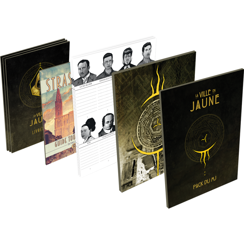 Objet collection pour cadeau: La Ville en jaune : Pack du MJ