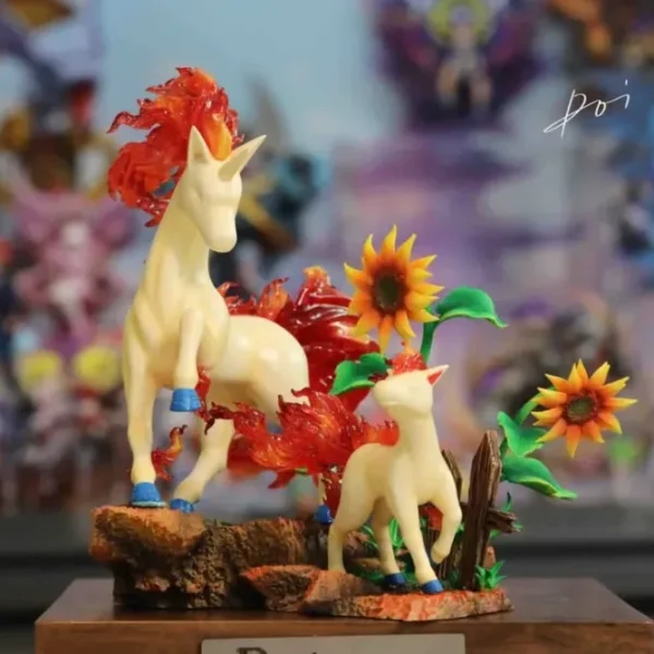 Modèle collection pour étagère: [PREORDER] 1/20 Scale World Figure [POPCORN] – Ponyta & Rapidash