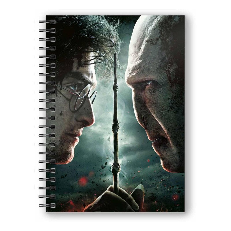 Déco vitrine: Harry Potter cahier effet 3D Harry Potter vs. Voldemort