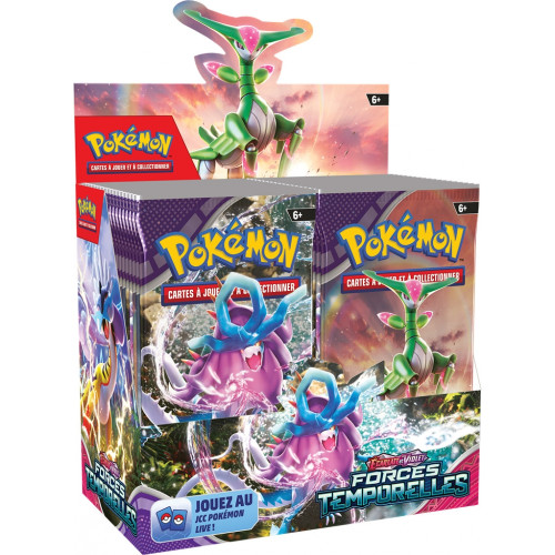 Déco à exposer: Pokemon - Display 36 Boosters - EV05 Forces Temporelles