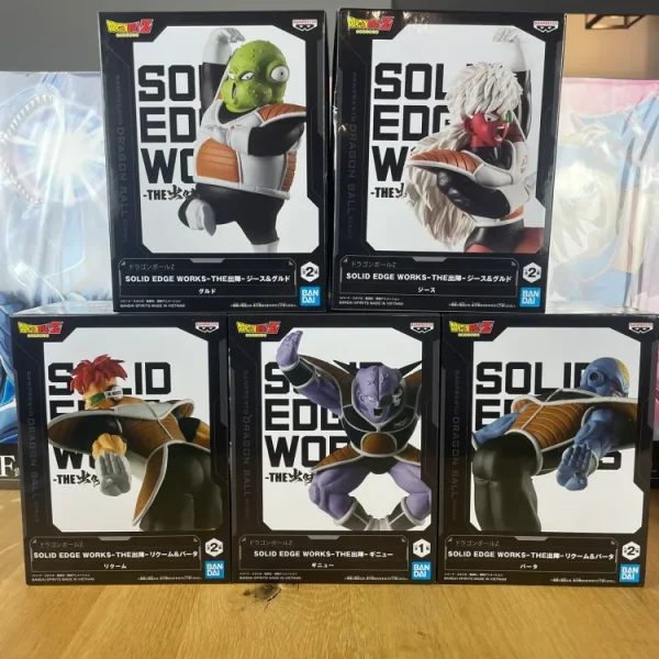 Dragon Ball Z – Set 5 Figurines Ginyu Force (Ginyu, Jeice, Burter, Recoome, Guldo) Solid Edge Works 12–17 cm Banpresto