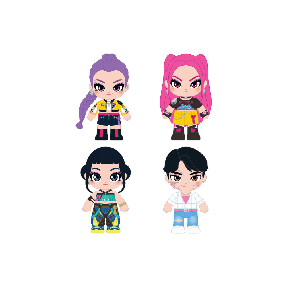 Joli modèle pour collection: Kpop Demon Hunter Plush Assortiment 6pcs 20cm