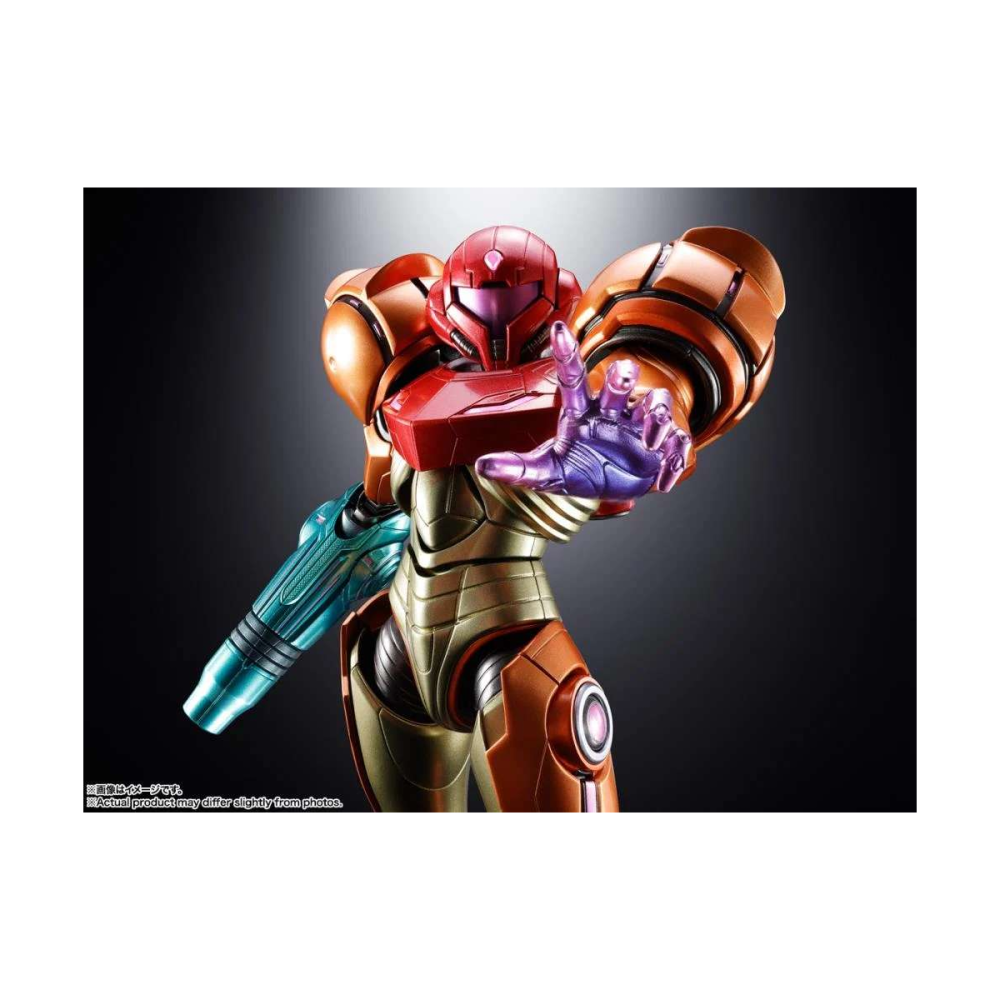 Charmante Déco: Metroid Prime 4: Beyond figurine Diecast Chogokin Samus Aran LED 21 cm