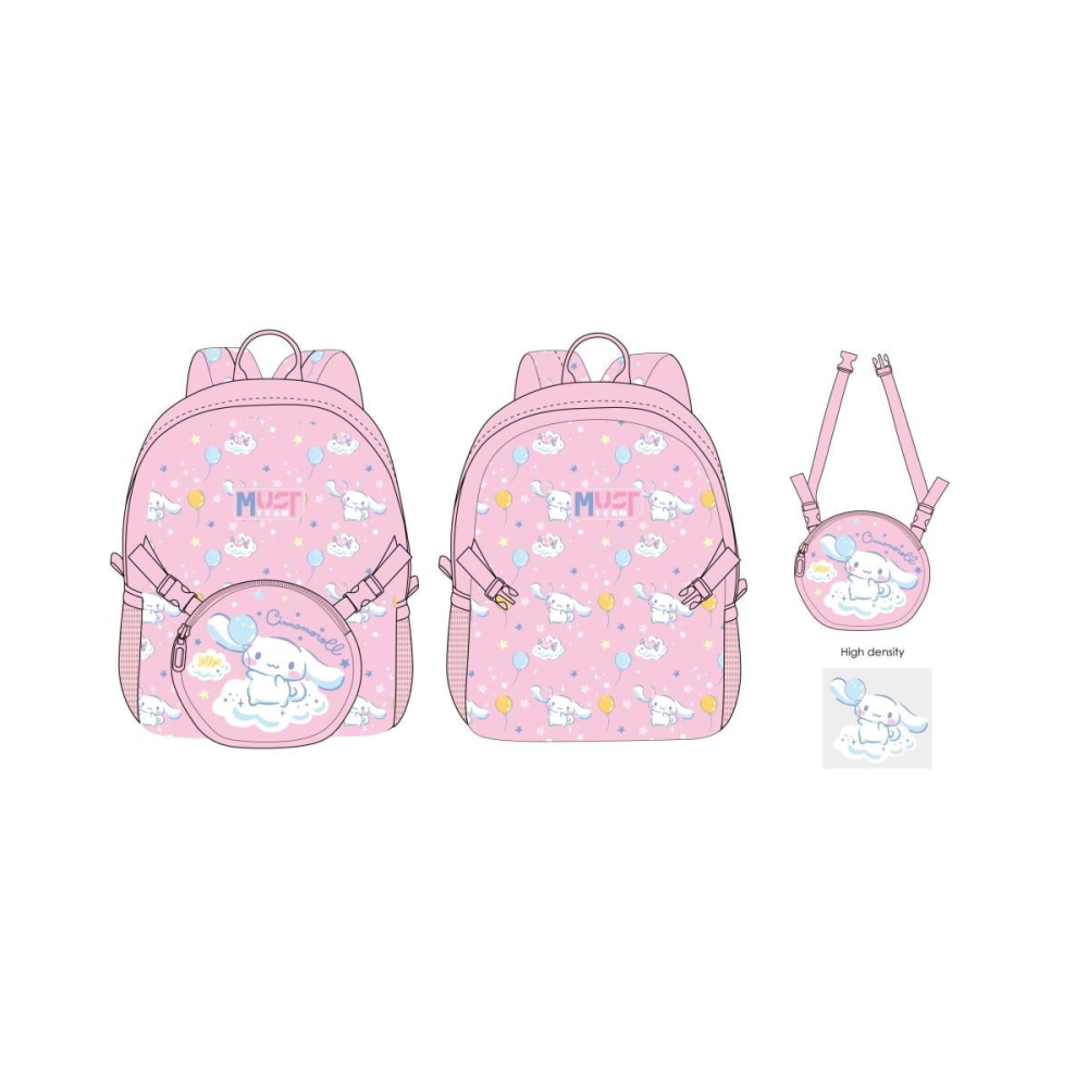 Classique Déco style pop: CINNAMOROLL - Must - Sac à dos + un mini sac détachable