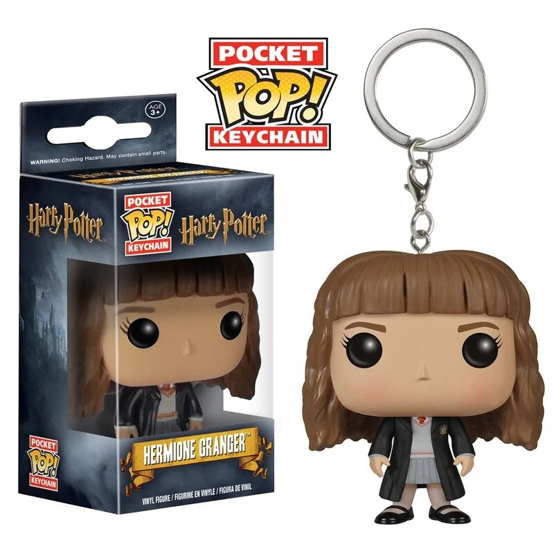 Charmante Décoration pour bureau: Harry Potter porte-clés Pocket POP! Vinyl Hermione Granger 4 cm