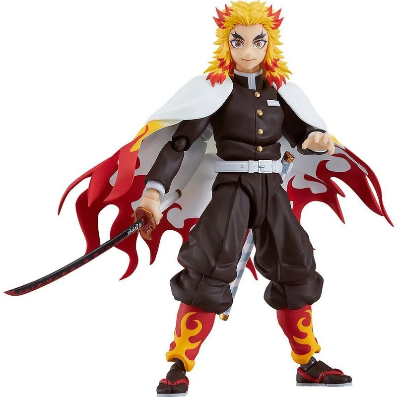 Modèle à exposer: Demon Slayer: Kimetsu no Yaiba figurine Figma Kyojuro Rengoku 15 cm
