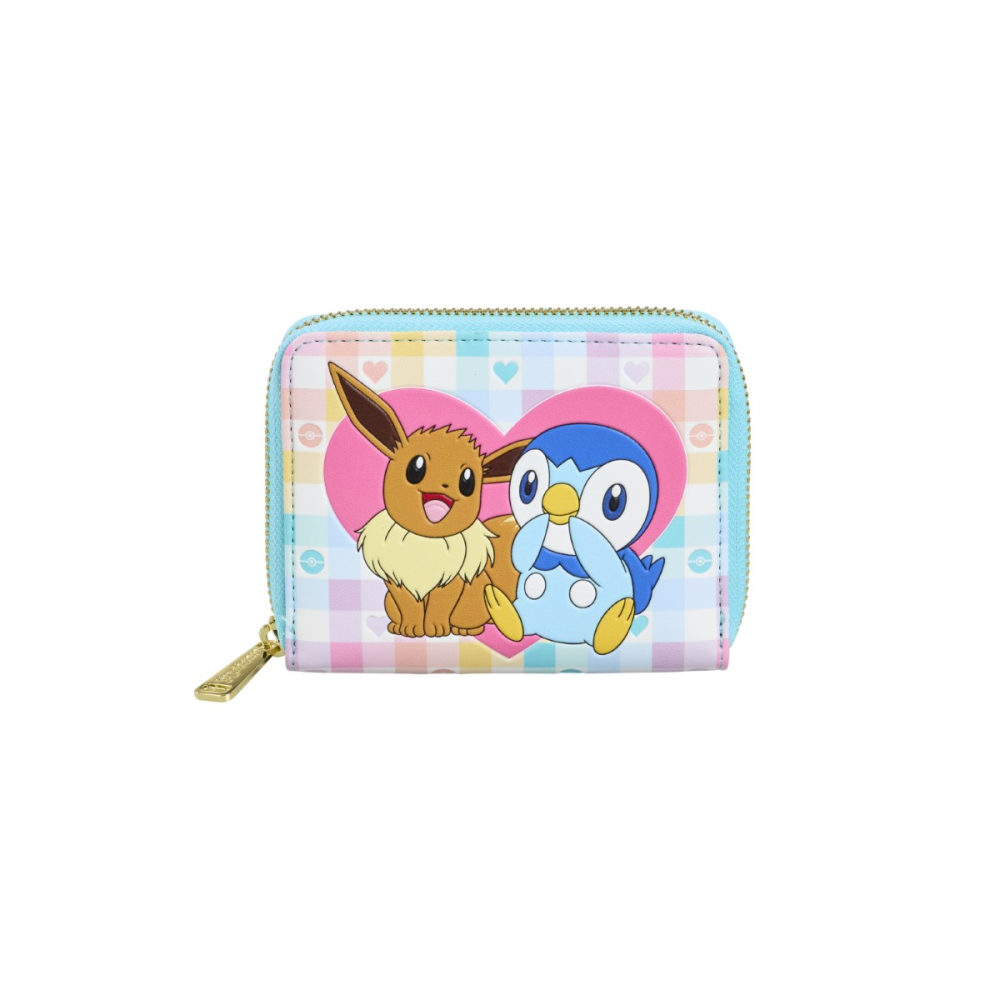 Charmante Collection: Pokemon - Loungefly Portefeuille Piplup And Eevee Friends