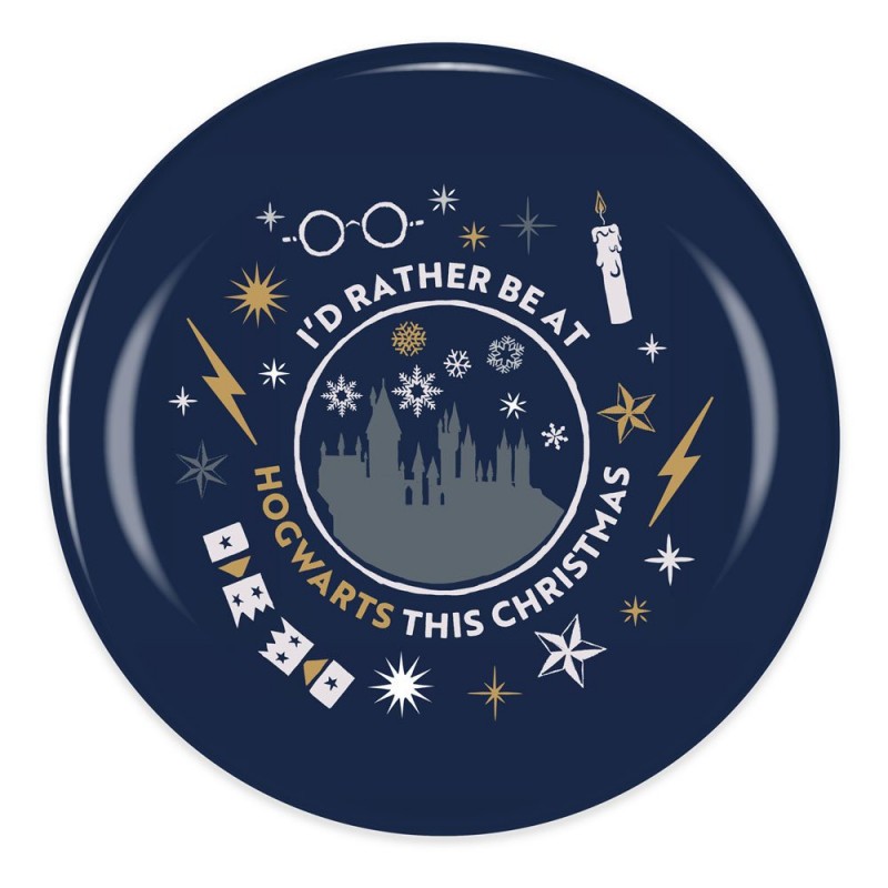 Objet déco pour vitrine: Harry Potter plaque Hogwarts Castle