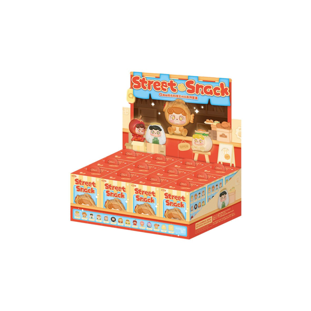 Objet coin collection: QKid: Street Snack Series Blind Box Figurine 5 cm Display (12)