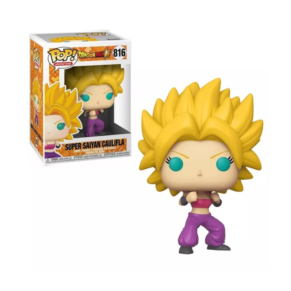 Figurine vitrine pour cadeau: POP ! Dragon Ball Super - Super Saiyan Caulifla 816