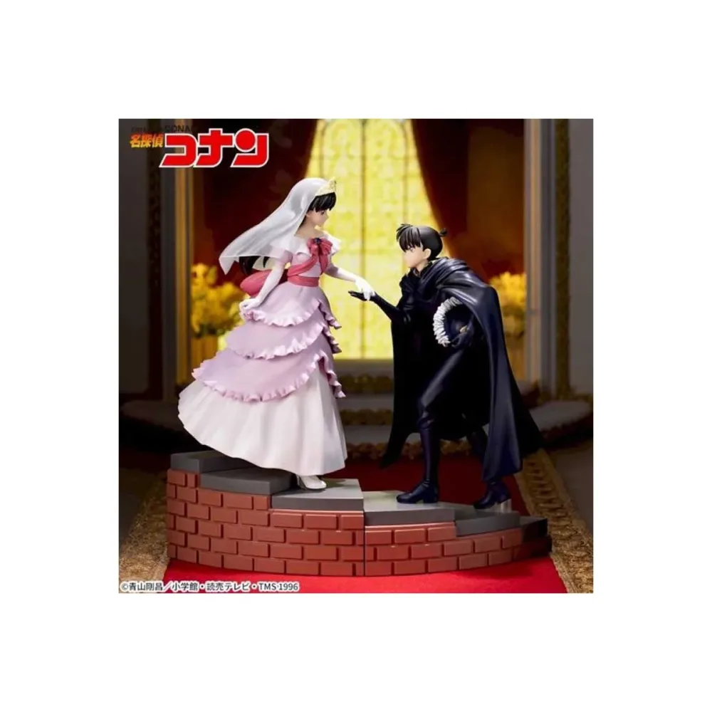 Figurine style rétro: Detective Conan - Set 2 figurines Ran Mori & Shinichi Kudo
