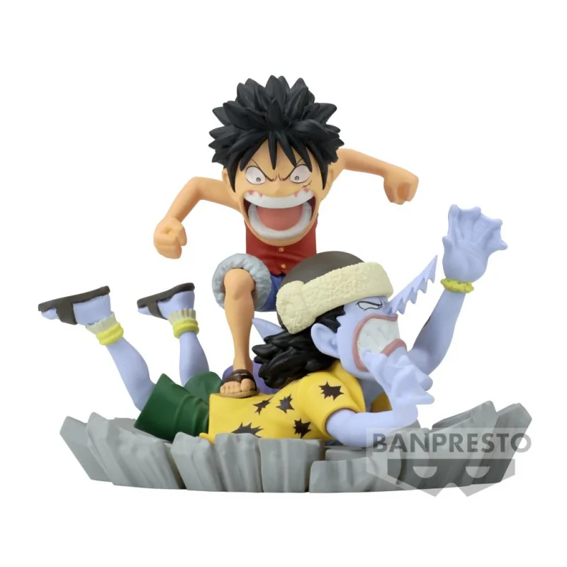 Classique Design: Figurine ONE PIECE - Luffy VS Arlong WCF-Log Stories 7cm