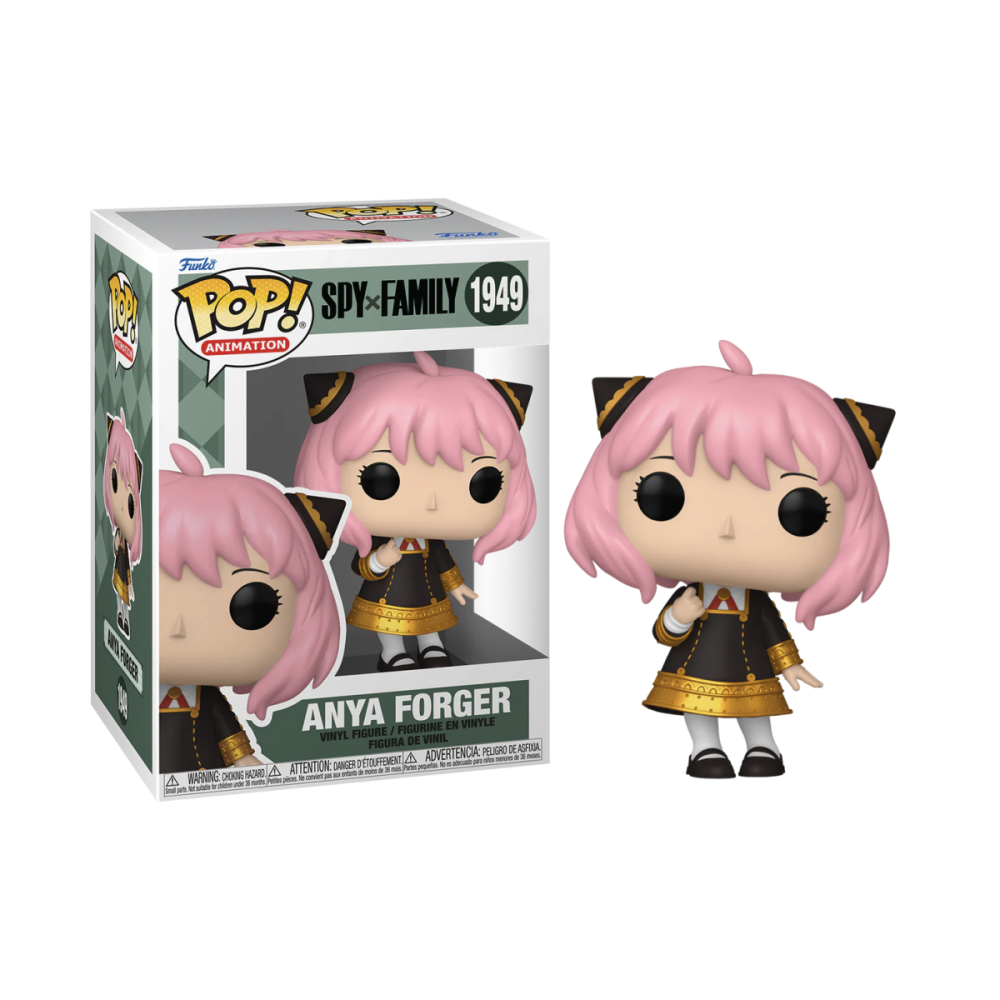 Élégante Vitrine: Figurine Pop SPY X FAMILY - POP Animation N° 1949 - Anya Forger