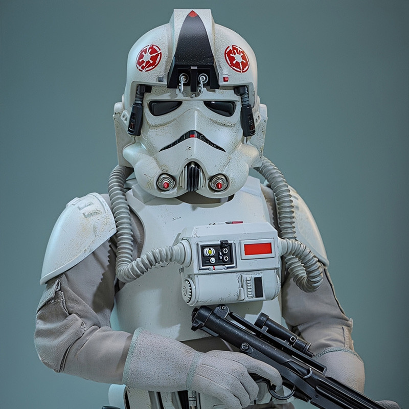 STAR WARS The Mandalorian & Grogu Figurine Imperial Remnant AT-AT Driver Movie Masterpiece Hot Toys