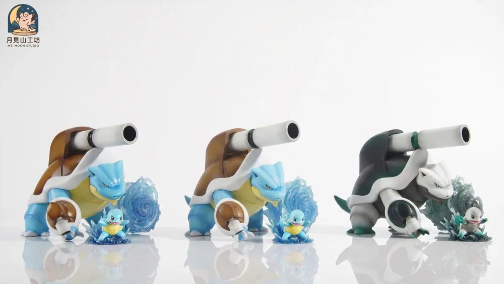 Univers esprit collection: [PREORDER] 1/20 Scale World Figure [MT MOON] – Mega Blastoise & Squirtle