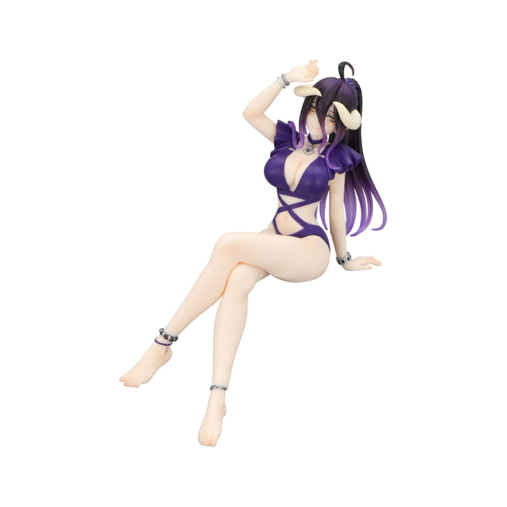 Pièce déco style geek: Figurine Overlord - Noodle Stopper Albedo Swimsuit Dark Purple Color Ver. 16 cm