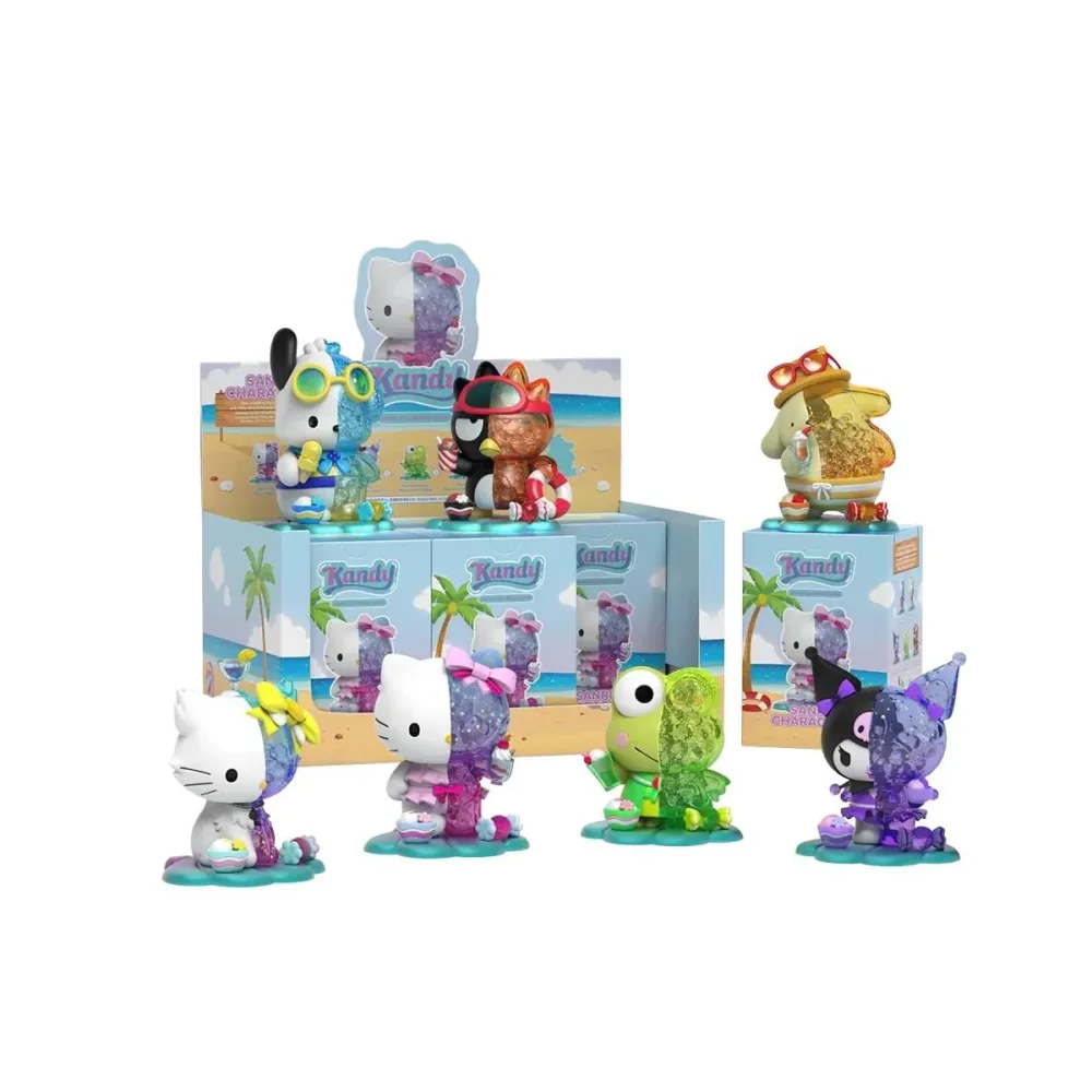Pièce déco à exposer: Figurine HELLO KITTY - Kandy - Sanrio Sea Breeze Series (Display 6 Fig.)