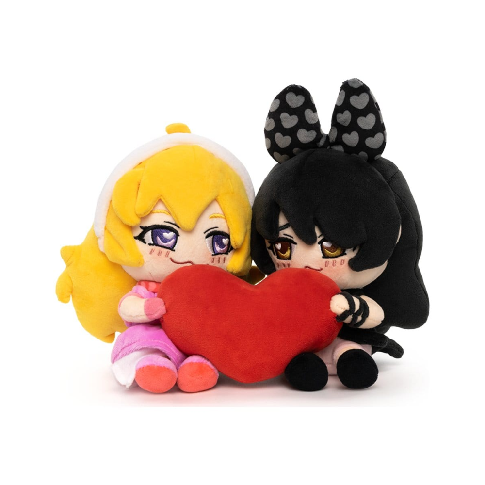 Déco coin collection: RWBY pack 2 peluches Valentine's Yang & Blake 15 cm