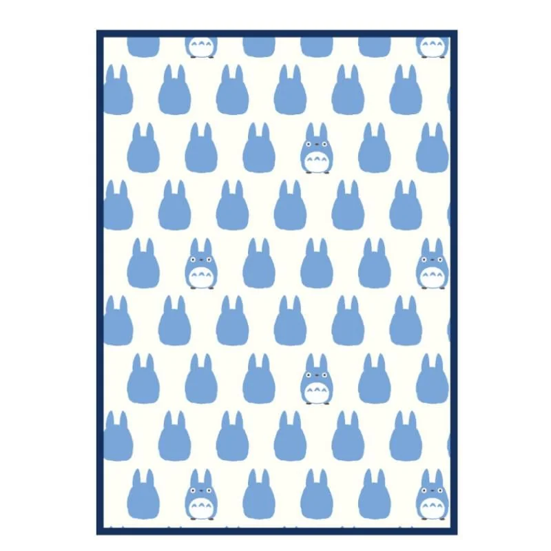 Jolie Vitrine: MON VOISIN TOTORO - Totoro Bleu - Couverture 100x140cm