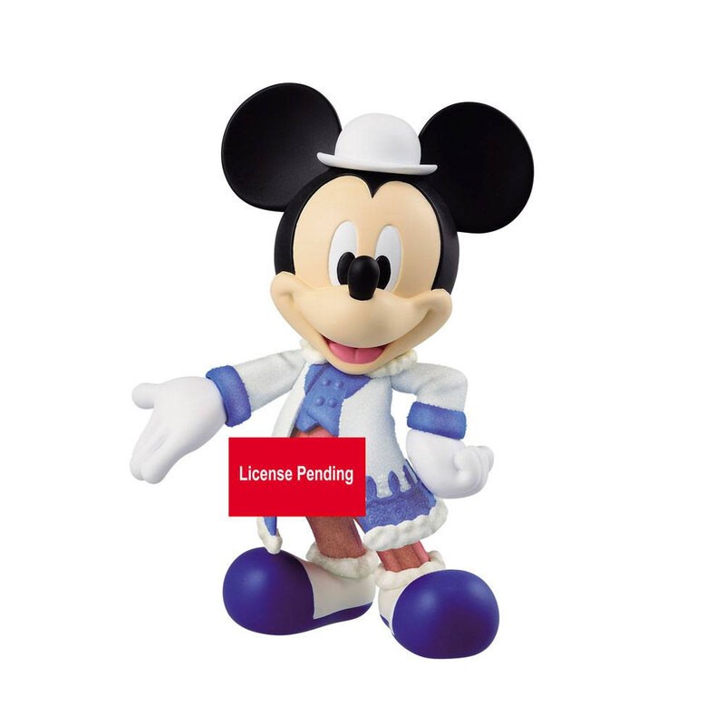 Détaillée Miniature: Figurine Disney Fluffy Puffy Mickey et Minnie A: Mickey 10 cm