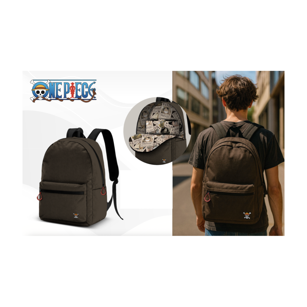 Création look soigné: ONE PIECE - Sac à Dos BLOCK - '41x30x18cm'