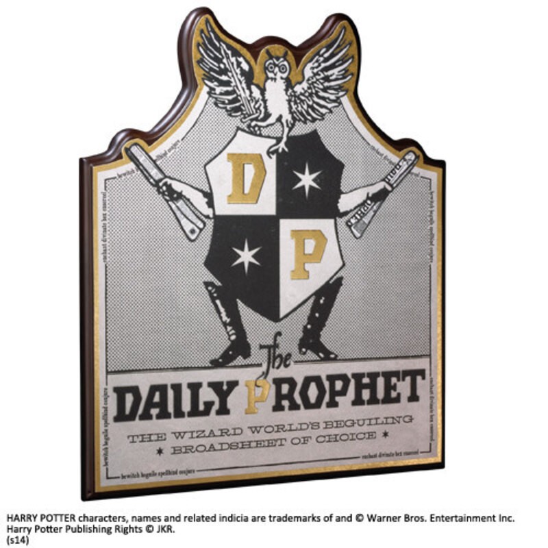 Style style pop: Réplique 1/1 Harry Potter: Plaque murale Daily Prophet