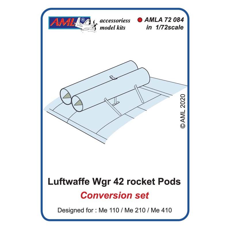 Élégante Vitrine style geek: Accessoire Wgr.21 pour Messerschmitt Me-110/Me-210 (4 pièces)