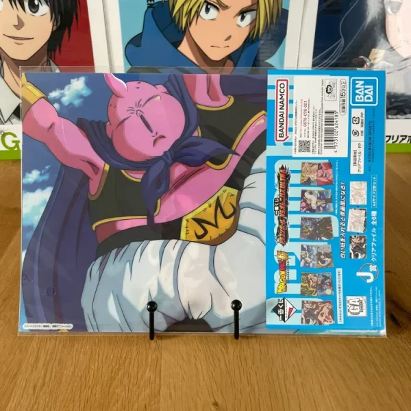Dragon Ball - Lot de 2 clear files Vegeta SSJ2, Majin Buu Fat Ichiban Kuji VS Omnibus Ultra