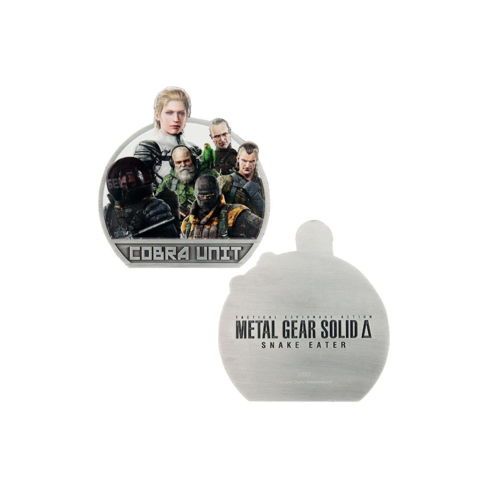 Originale Miniature pour bureau: METAL GEAR SOLID DELTA - Cobra Unit - Médaillon Edition Limitée