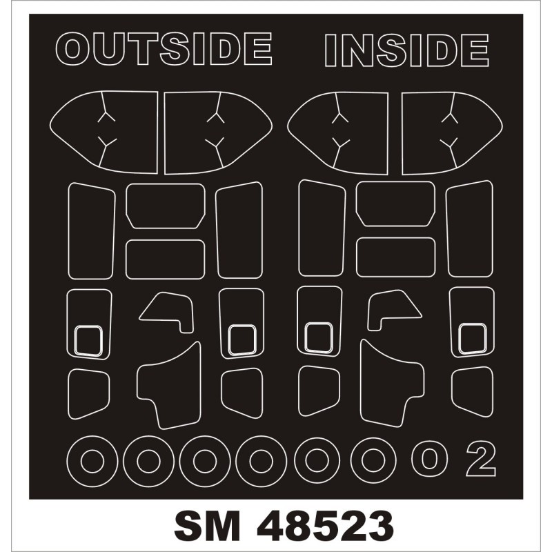 Décoration pour cadeau: Cessna O-2A Skymaster (extérieur, intérieur) (conçu pour être utilisé avec les kits ICM)