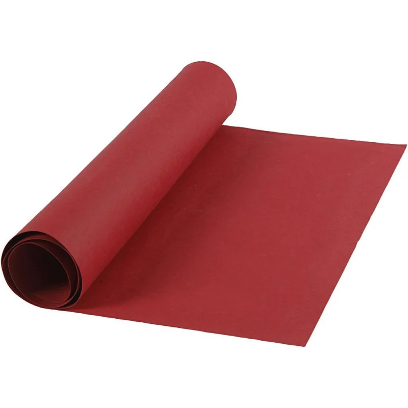 Jolie miniature style geek: Papier imitation cuir, l: 50 cm, 350 g/m2, rouge, 1m