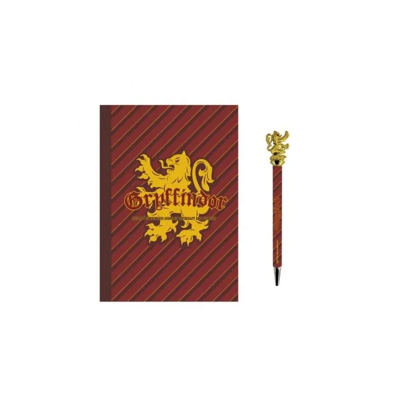 Visuelle Déco esprit déco: HARRY POTTER - Set Papeterie Gryffondor - Bloc-notes + Stylo - 2 Pc