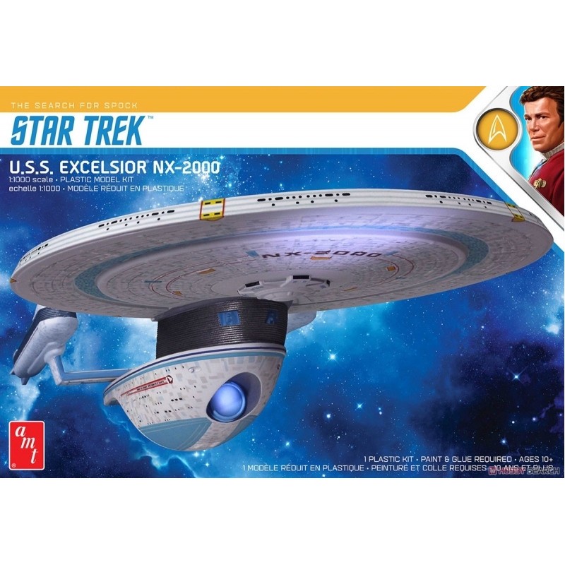 Artistique Objet: Maquette Star Trek USS Excelsior NX-2000
