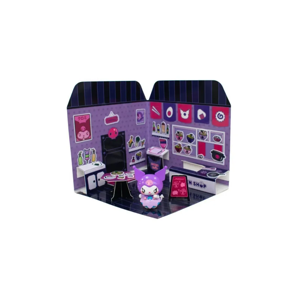 Rétro Objet: Figurine HELLO KITTY - Kuromi 6cm Sticker House Ramen Restaurant