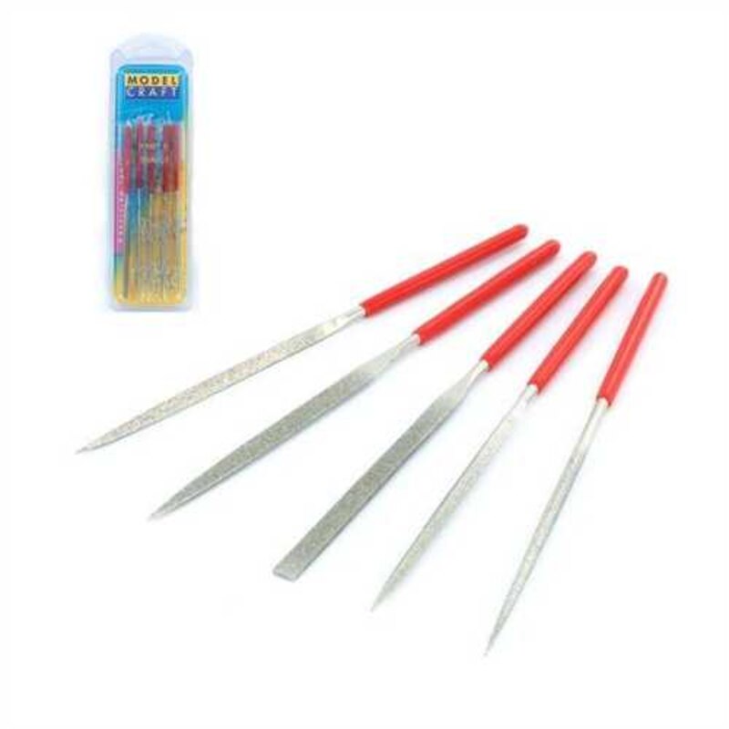 Modèle vitrine pour déco: Set de 5 limes aiguilles