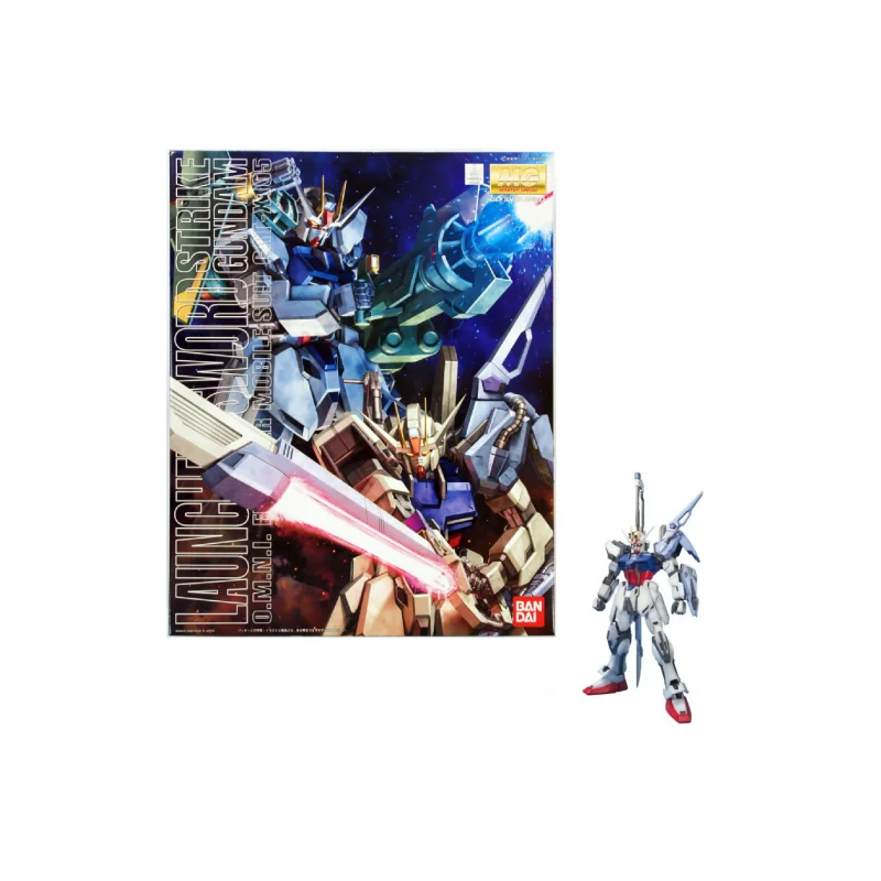 Objet look original: Gunpla GUNDAM - MG 1/100 Strike Gundam Launcher / Sword - Model Kit