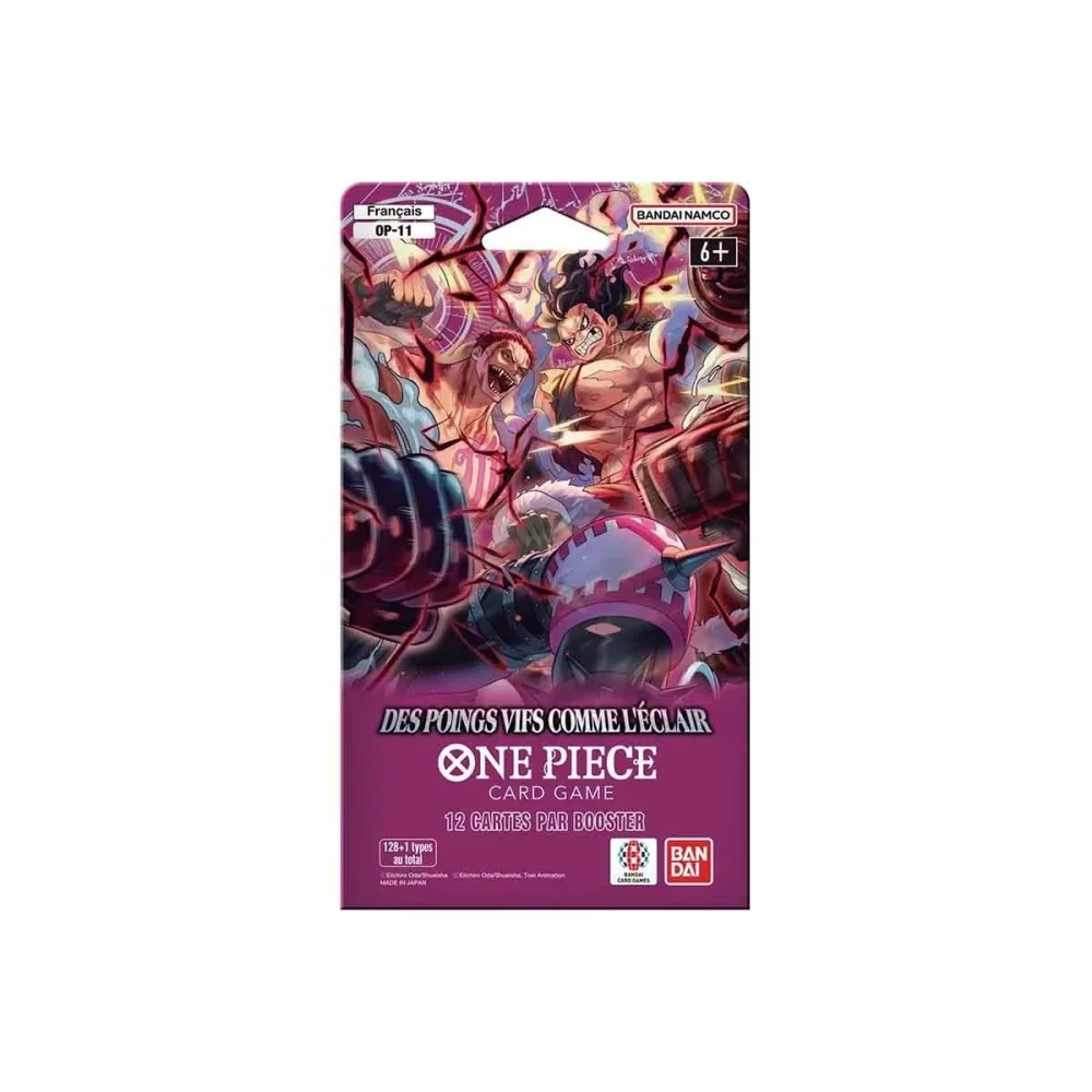 Belle Objet: One Piece - Booster sous Blister OP11 Des Poings Vifs Comme l'Eclair FR